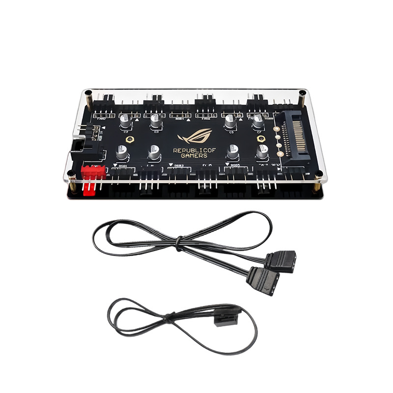 Fan Hub Rgb Controller - 8-портовый ARGB PWM контроллер для вентиляторов,