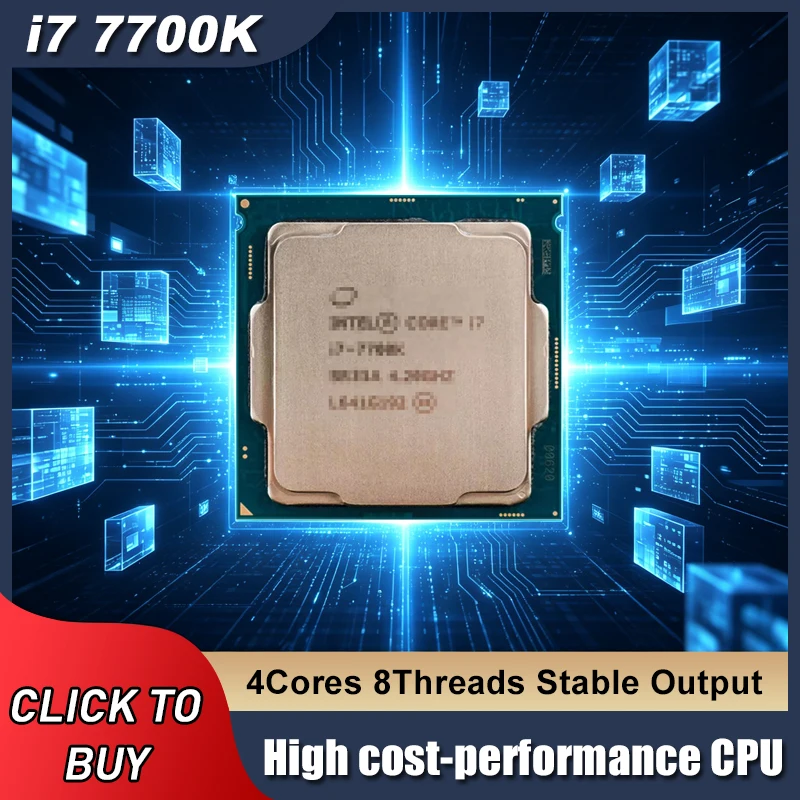 Intel Cpu Core I7 - Процессор Intel Core i7-7700K 4.2ГГц, четырехъядерный,