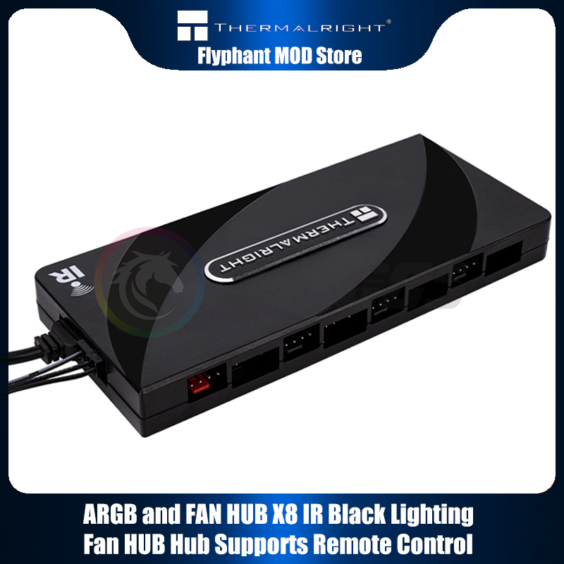 Fan Hub Rgb Controller - Thermalright 1–8 4-контактный ШИМ + 3-контактный