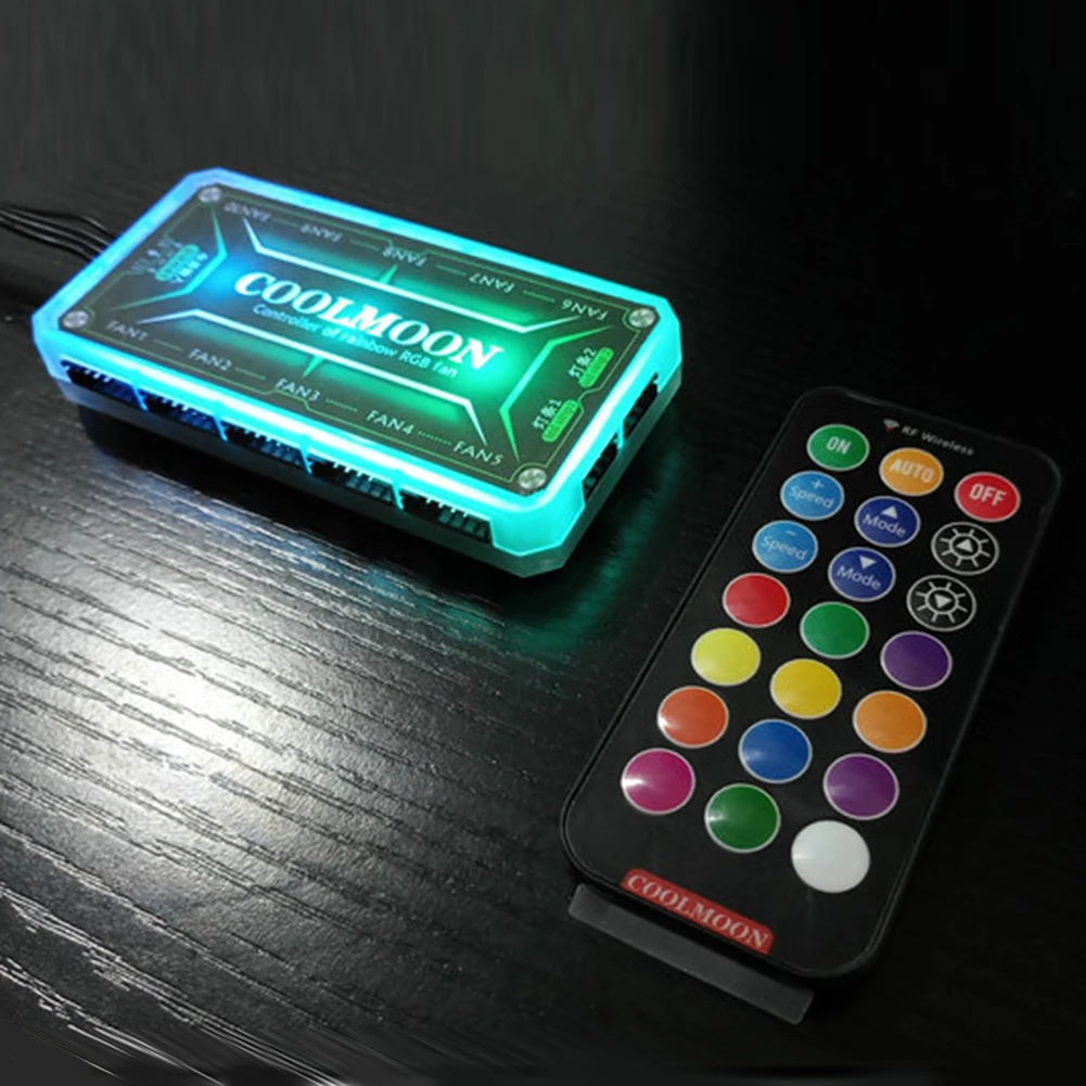 Контроллер COOLMOON ARGB, 12 В – обзор и цена Fan Hub Rgb Controller