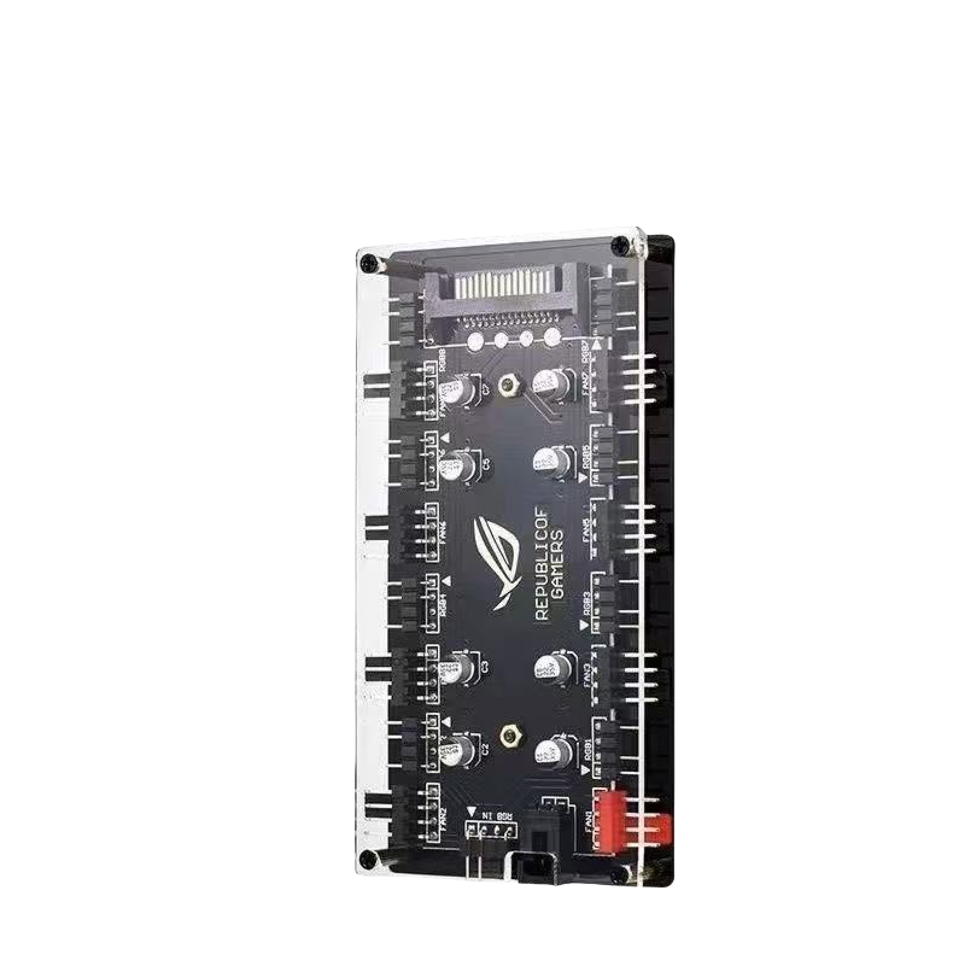 Двухпортовый 8-портовый концен – обзор и цена Fan Hub Rgb Controller