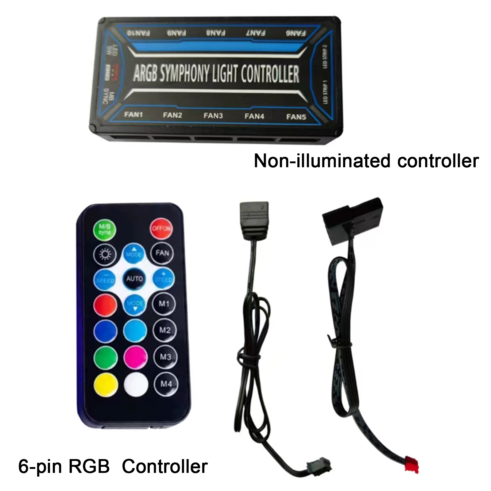 6-контактный 10-портовый разве – обзор и цена Fan Hub Rgb Controller